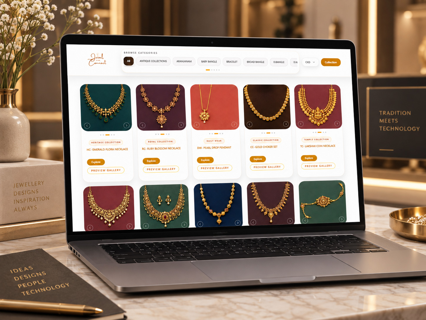 JEWEL CONNECT Digital Jewellery Platform